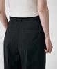 MUSINSA STANDARD WOMAN [Cooltandard] Women'S Semi-Balloon Hidden Banding Slacks [Black]