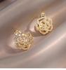 Xiaoxiangfengshan Camellia Earrings