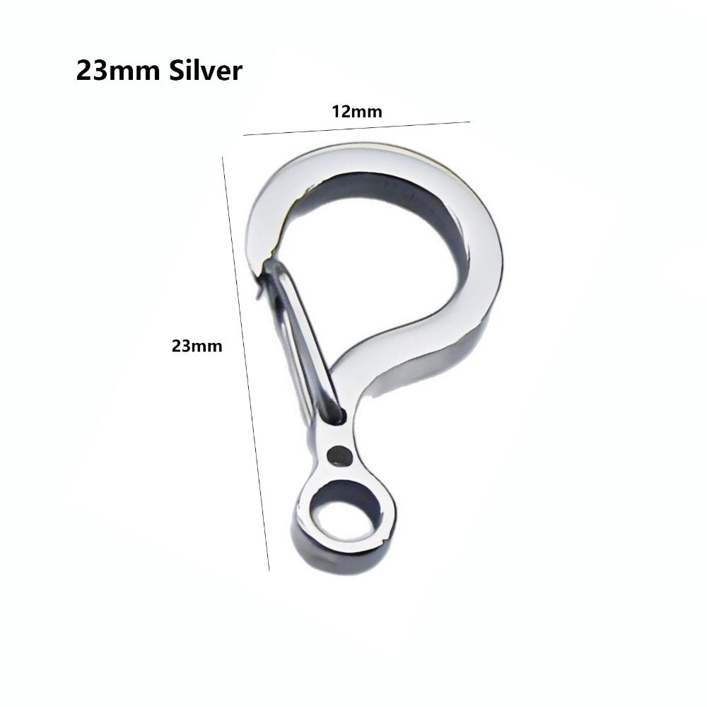 Titanium Alloy Outdoor EDC Tool Keyring 12/18/20/23mm Spring Connecting Buckle DIY Accessories
