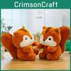 Plush Squirrel Cute Toy Doll Cute Cartoon Short Pile Animal Gift Doll Children
