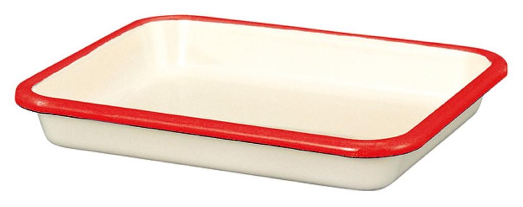 Fuji Enamel Enamel Cooking Tray New Red NR BM-S