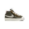 Nike Blazer Mid 77 TD Oil Green Детские кроссовки Sail Medium-Olive Steel-Green DO5218-331