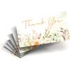 Clickedin - 50 Pieces Multi Occasion Thank You Greeting Cards and Tags