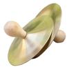 2PCS Hand Cymbals Copper Excellent Sound Quality Easy To Grip Early Educational for Kids Children