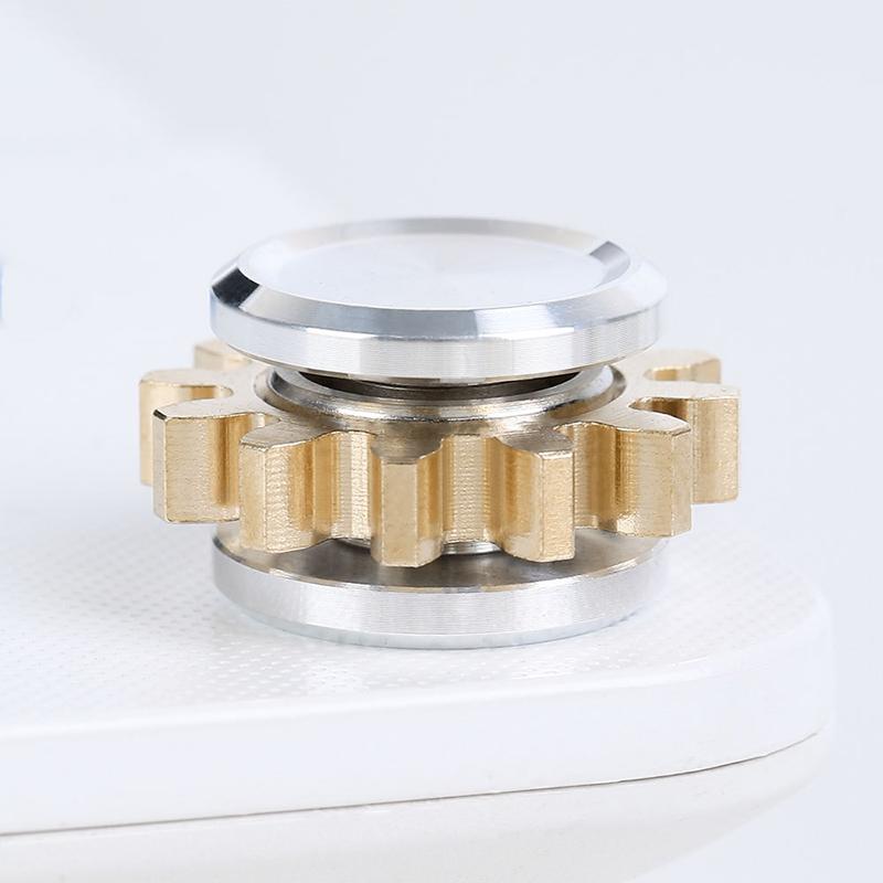 Мини Metal Gear Gyroscope Fidget Spinner игрушка антистресс портативный для взрослых снятие стресса аутизм СДВГ дети день рождения рождественский подарок