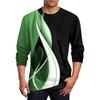 Men's T Shirt O-Neck Clothing Apparel Outdoor Long Sleeve Print Fashion Designer Vintage