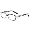 Flowers Vintage Ultra Light Frame Anti-Blue Light Eyeglasses Eye Protection Reading Glasses