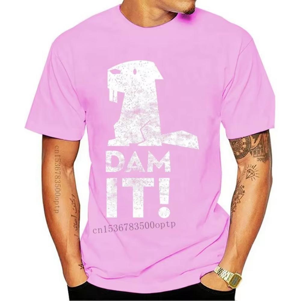 Новая футболка Dam It Beaver Funny Struggle Is Real Humor Fishing Adult для мужчин, футболка для мужчин и женщин, стильная футболка на заказ