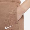 Nike Коллекция спортивной одежды Essentials Curve Fleece Casual Cropped Брюки женские низы Copper DD5637-256