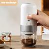 Portable Electric Burr Coffee Grinder 13W 200ml USB Rechargeable Adjustable Setting Cordless Coffee