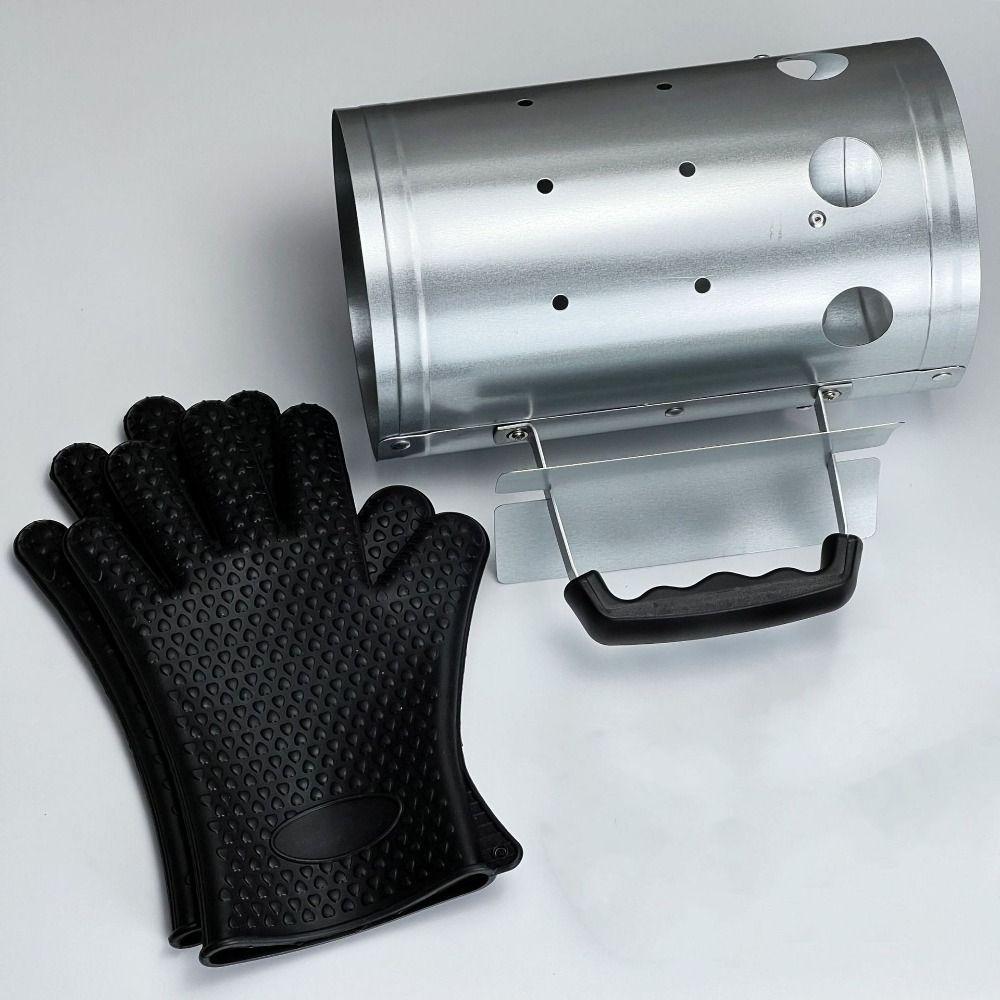 Kit Fast Fire Stove Charcoal Lighter Barbecue Chimney Starter BBQ Fire Lighter Carbon Barrels