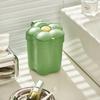 1 mini flower shaped household desktop trash can, suitable for bathrooms, bedrooms, and desktops