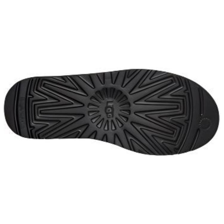 UGG Slip-On Round Toe Anti-Rub Closed-Toe Slippers Men Slippers Black 1153519-BLK