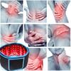 Красный и инфракрасный светодиодный терапевтический пояс 850 нм 660 нм, пояс для облегчения боли в спине, машина для похудения, массажер для талии с подогревом