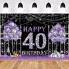 Happy Birthday Backdrop Banner Background Cloth Props Party Decorate
