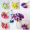 Silk Flower Fake Flower 21 Heads Bouquet Without Vase Rose Artificial Flower  Decorations