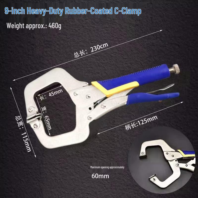 Многофункциональные универсальные плоскогубцы: Большое отверстие, плоская головка, быстрая фиксация для деревообработки и выравнивания труб