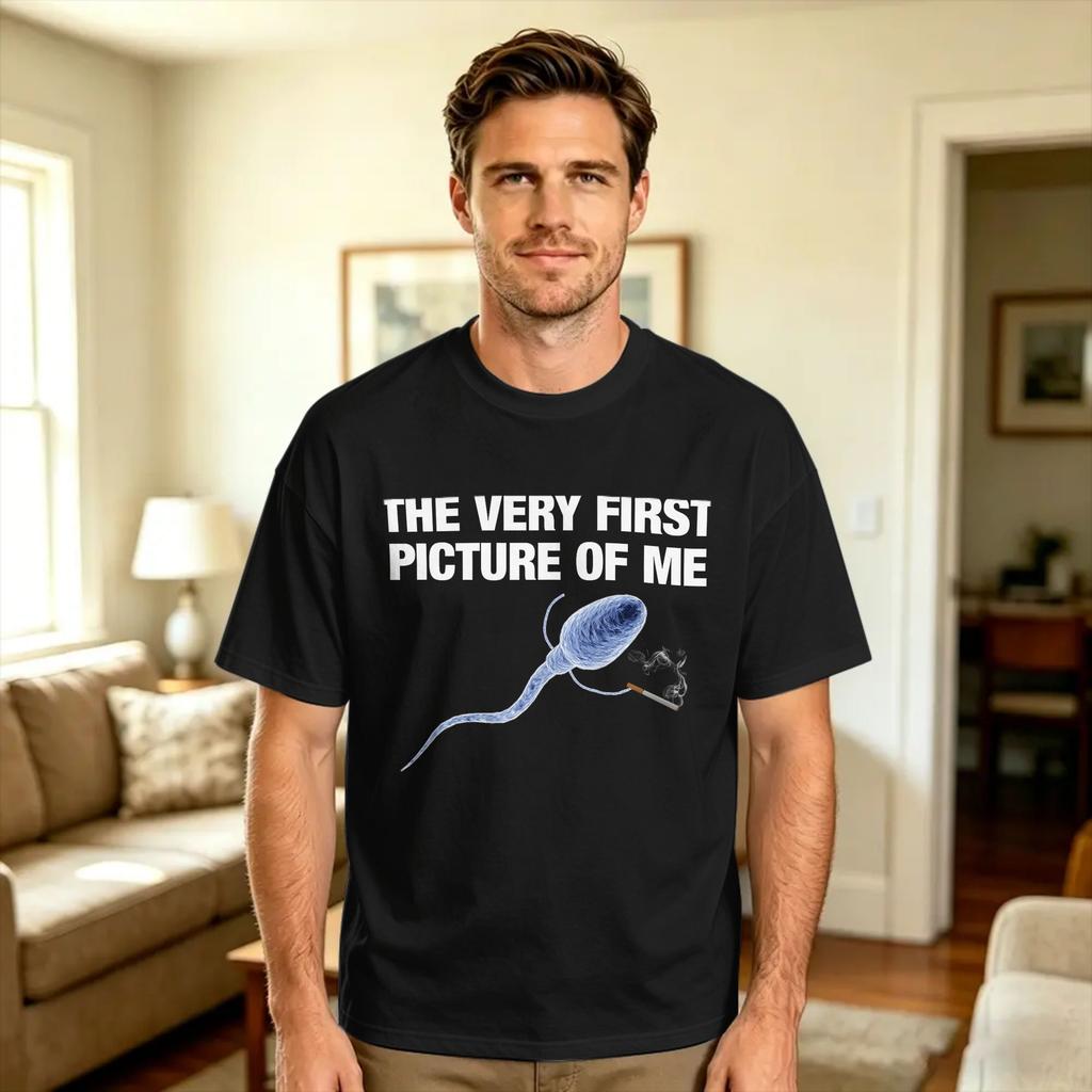 Unisex Tshirt The Very First Picture Of Me Tshirts Novelty Summer Tees Aesthetic Cotton Clothes Gift Idea