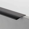 Black/gold/grey Hidden Cabinet Handle Space Aluminum Wardrobe Long Handle Arc Door Handle  Cupboard