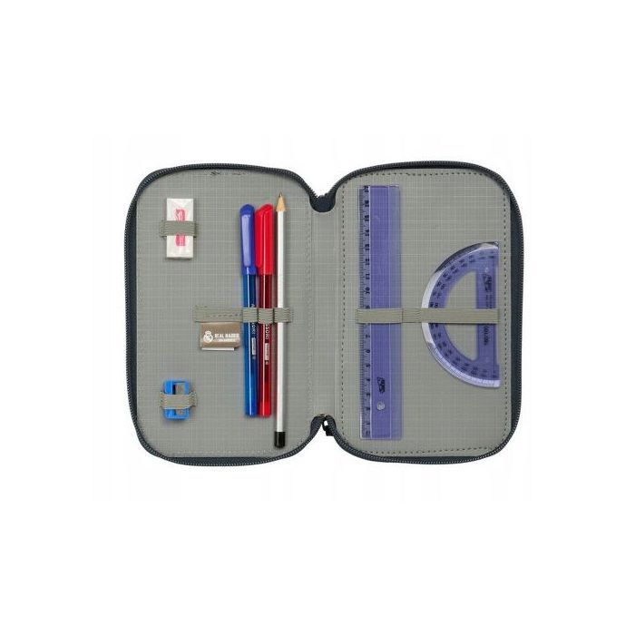 Trousse - REAL MADRID - Triple remplie - 37 pièces - Bleu marine - Synthétique