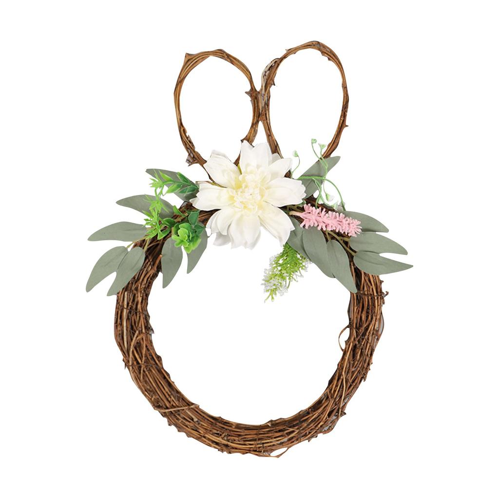 Пасхальный венок, подвесное украшение на дверь. Венок из искусственных яиц, весенний венок из искусственных цветов, подвесное украшение на дверь