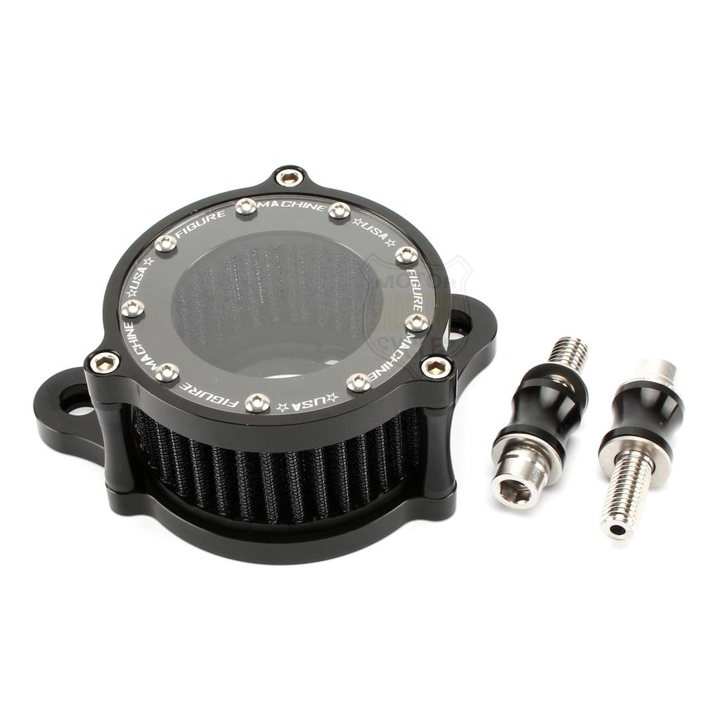 Motorcycle Air Filter Intake Black Filters Kit For Harley Sportster Iron 883 XL 1200 Low Custom Roadster 48 72 Forty-Eight 91-21