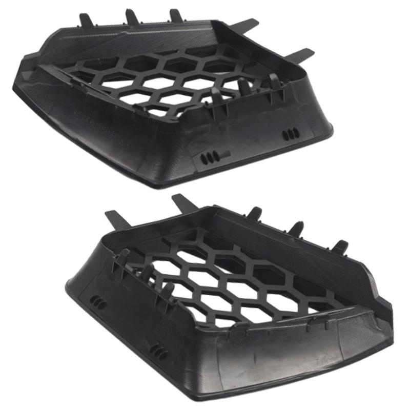 2Pcs Car Front Bumper Upper Grille Honeycomb Mesh Grille For SEAT Ibiza /Cordoba Typ 6L 2002-2009 6L0853677A01C, 6L0853676A01C