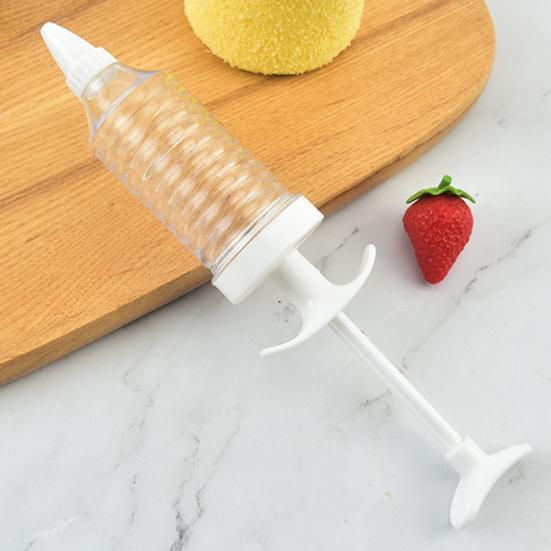 Yousheng 8Pcs/Set Icing Piping Syringe Easy To Use Non-stick No Smell Nozzles Set Cake Decorating Tools for Bakery