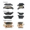 2022 Motorcycle Front & Rear Brake Pads Ceramic/Carbon Fiber/Copper Sintering For KTM HUSQVARNA HUSABERG 125 150 250 300 450 501
