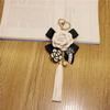 Key Ring Umbrella Jewelry Element Hanger Bag Pendant Flower Keyring Camellia Key Chain Key Chain