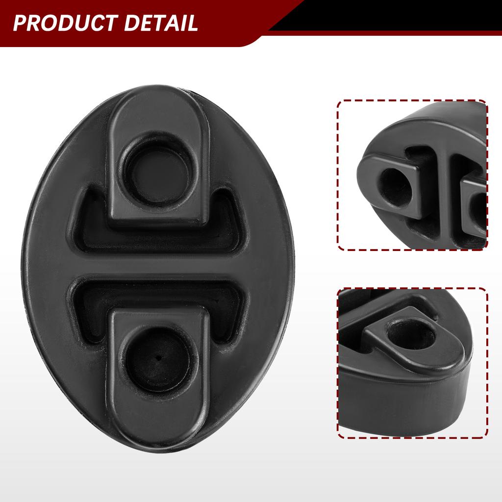 2pcs Rubber Exhaust Hangers Mounting for Lexus Toyota Aygo Vitz Yaris Peugeot 107 108 Muffler Exhaust Tail Pipe Bracket Hangers