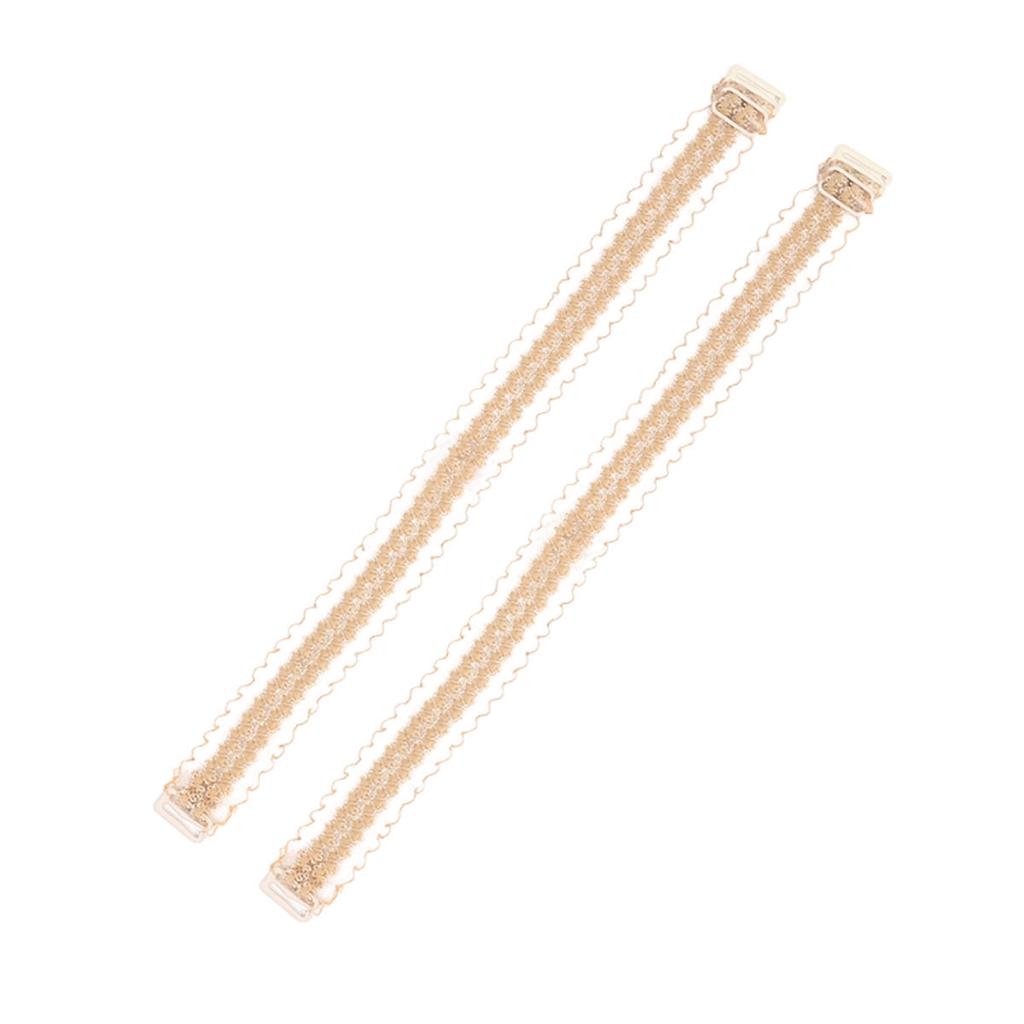 Регулируемые кружевные бретели для нижнего белья, женские эластичные, тянущиеся, для бюстгальтера, нескользящие, сетчатые, с полым цветочным узором, аксессуары для бретелей нижнего белья