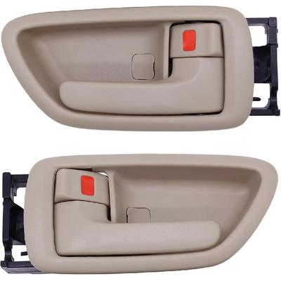 2 шт. Ручки внутренней двери со стороны водителя и пассажира для Toyota Sequoia 2001-07, Avalon 2000-2004, Tundra 2004-2006 - ТОЛЬКО для Crew Cab - Четыре полноразмерных