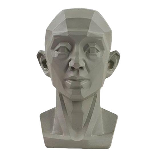 Generic Planar Head Model for Drawing Resin Skull Sculpture with Detailed Muscle Structure Art Study Tool for Sketching Anatomy Learning