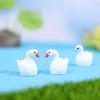 Whimsical Feathered Resin Swan Decor For Creative Craft And Gift Ideas