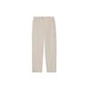 Li Ning Solid Color Straight Leg Casual Pants Unisex Pants White AKXS143-1