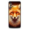 Чехол для телефона Samsung Galaxy A55 A53 A52 A52S A51 A41 A35 A32 A25 A23 A15 A13 A71 A72 5G Мягкий ТПУ Корпус Милое Животное Лиса Fundas