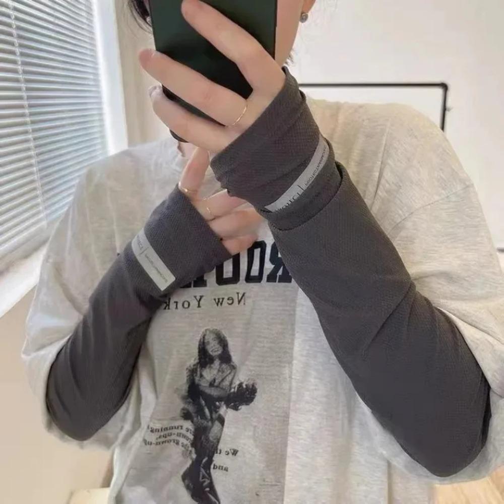 Breathable Arm Sleeves Ice Silk Hand Protector Cove New Long Arm Glove Summer