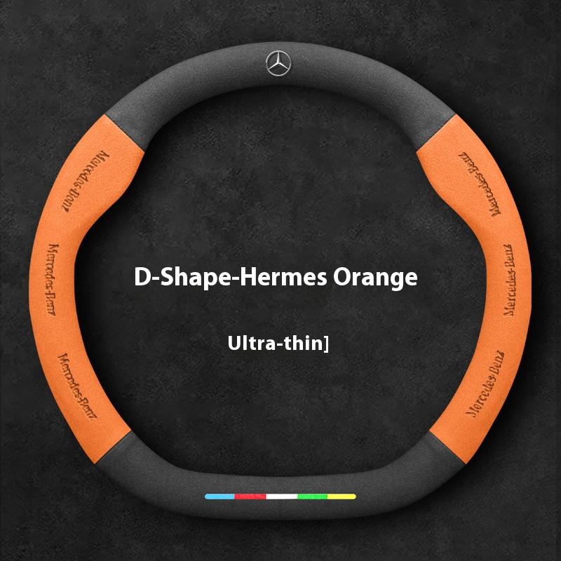 Car Suede Steering Wheel Cover Mercedes Benz A B C E V S Class Sprinter Vito Viano ML GL SL GLA GLB GLC GLE GLK GLS SLK CLA CLS