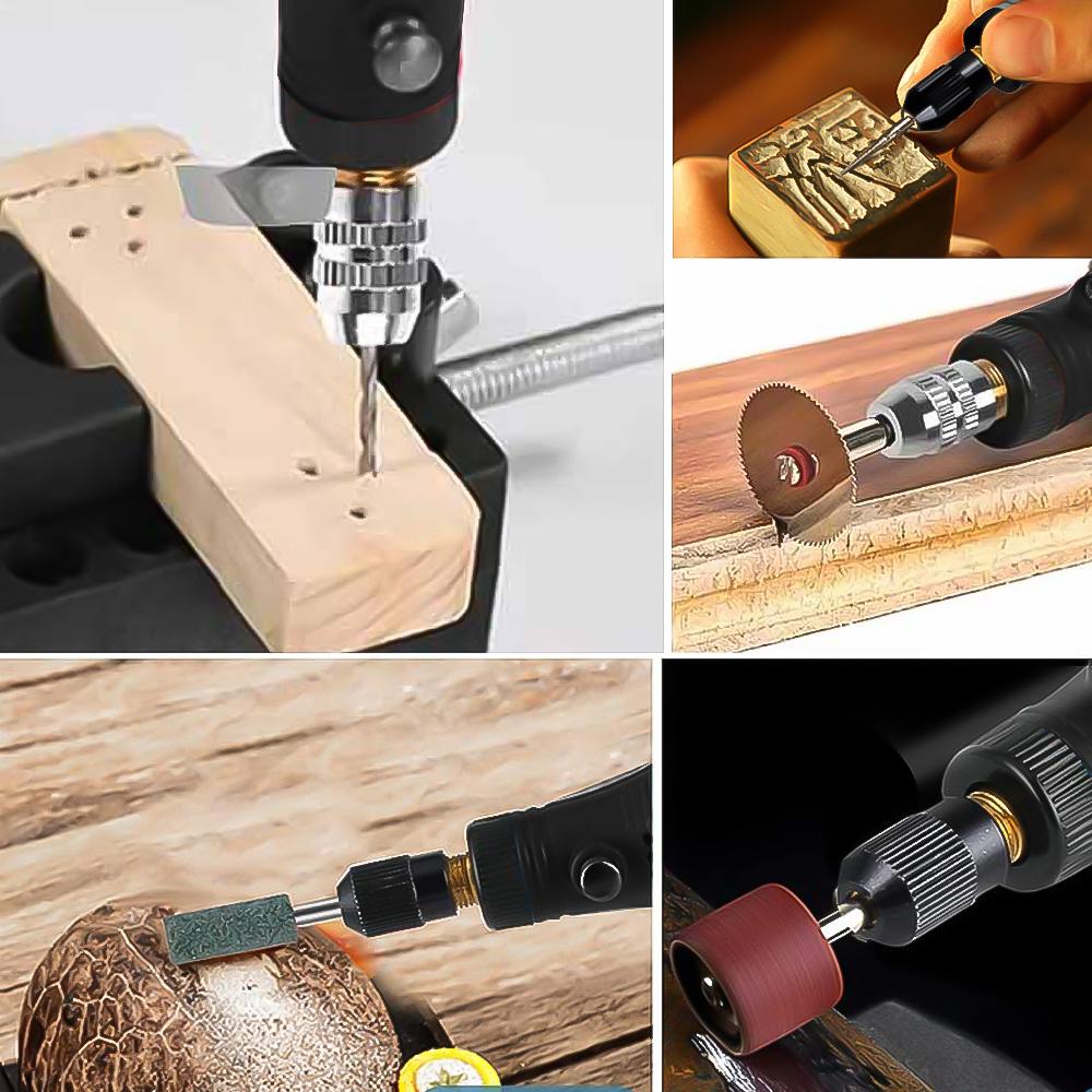 USB-аккумуляторная электрическая дрель 3-скоростная регулируемая электрическая шлифовальная гравировальная ручка DIY Инструмент для резки, сверления, полировки, гравировки