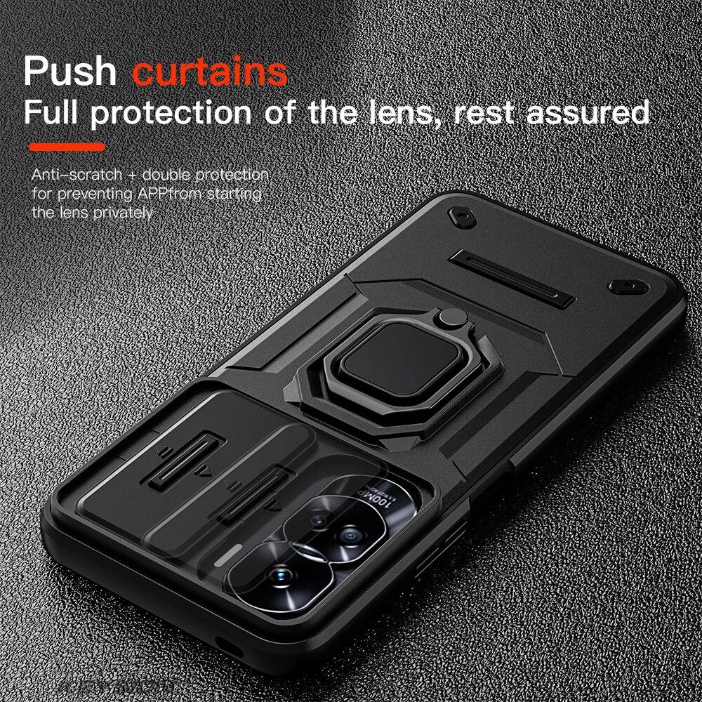 KEYSION Противоударный защитный чехол для Honor 90 90 Lite 5G, защитное кольцо для объектива камеры, чехол-подставка для телефона для Huawei Honor 90 5G
