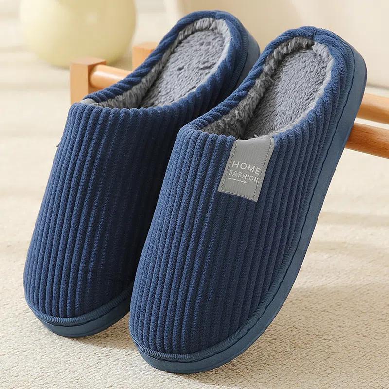 Хлопковые тапочки, женские осенние и зимние домашние теплые нескользящие тапочки для пар, студенческие общежития, хлопковые мужские тапочки