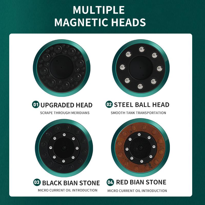 Электрическая скребковая машина, бытовая массажная машина для банок, разблокирующий меридианный массажер, машина для горячей компрессионной терапии