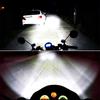 2Pcs Set Motorcycle Headlight Fog Driving Lights Front Head Lamp 6 Led 12V-85V