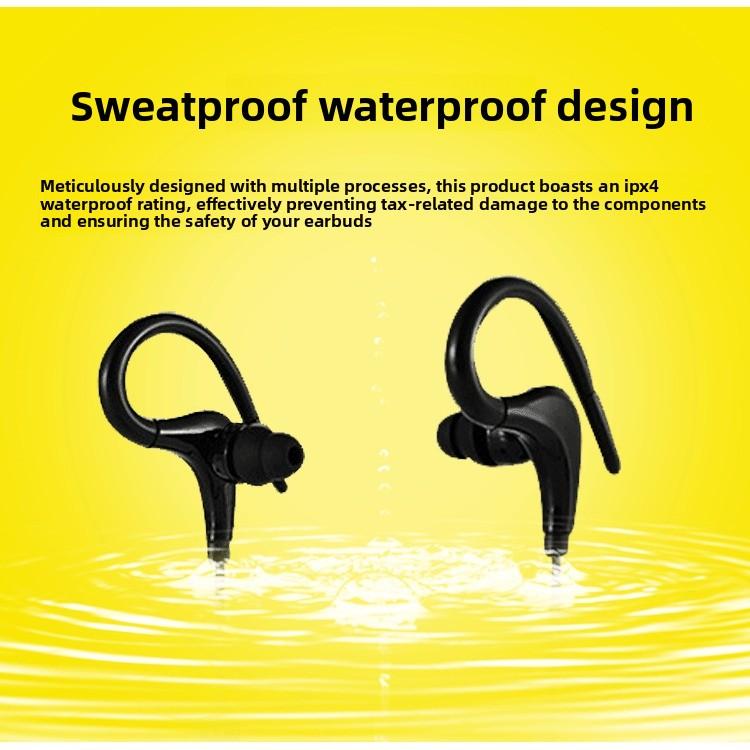 QUED Big Horn on-Ear Sports Bt-1 Bluetooth Headphones 5.0 Stereo Wireless Running Bluetooth Headphones