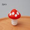 2pcs Mushroom-Shaped Wine Stoppers Colorful Mushroom Decoration Practical Wine Accessories  Kitchen