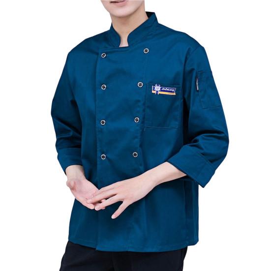 Дышащая униформа шеф-повара, однотонная, большого размера, чистая
