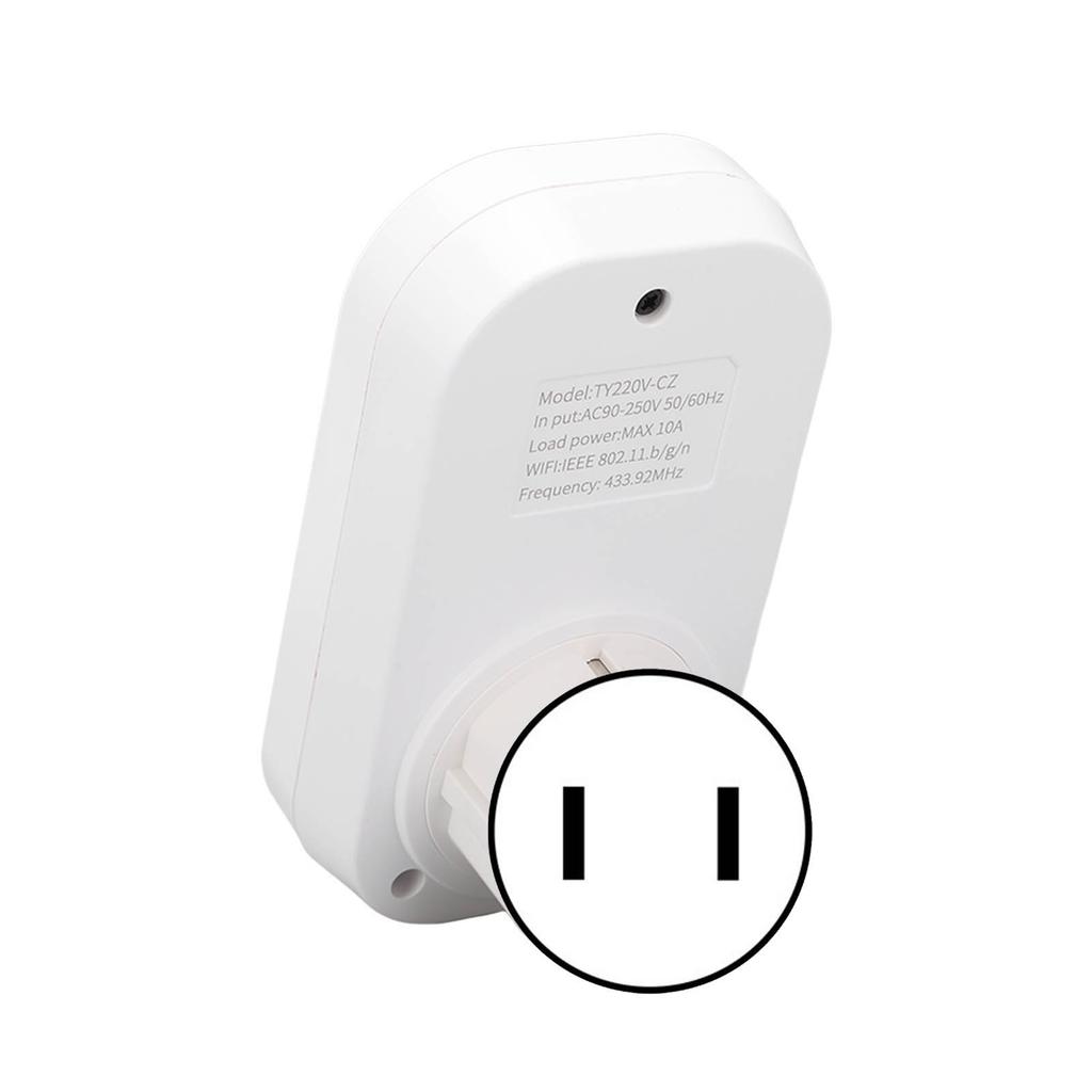 Smart Plug 2.4G WiFi APP Voice Control 433MHz Wireless Switch Delay Timing for Google Assistant