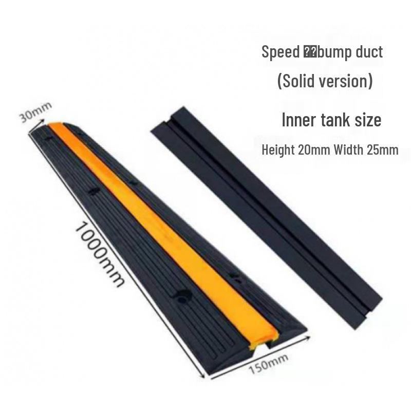 Indoor/Outdoor Cable Protection Rubber Trunking Speed Bump