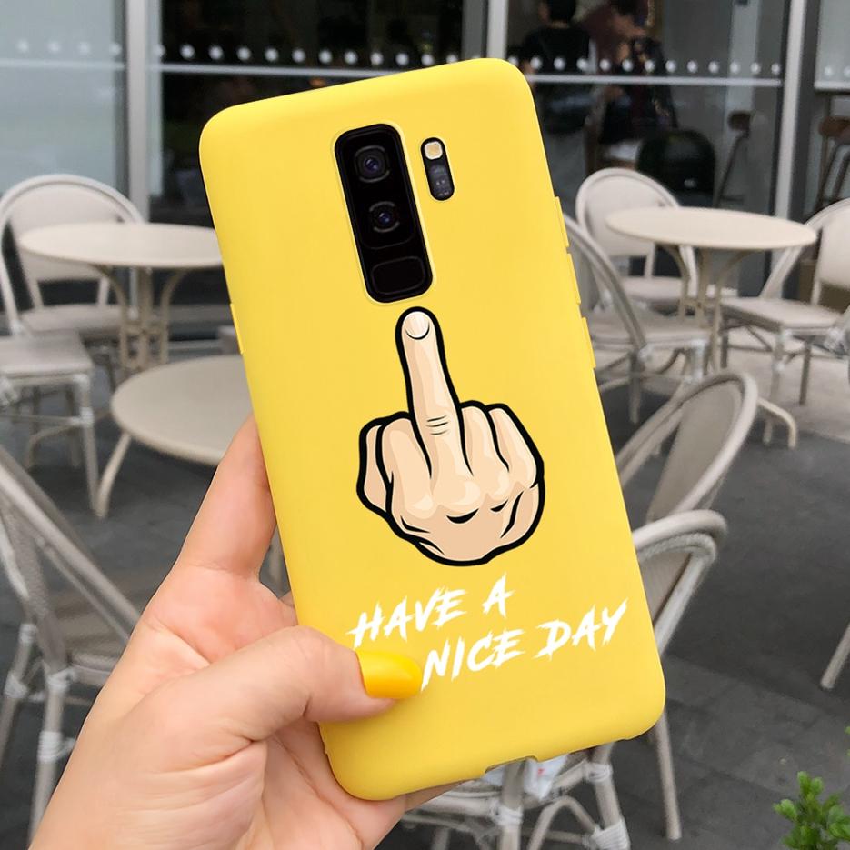 Чехол для Samsung Galaxy S9 Plus S9+ G965F Милый Конфетный Расписной Fundas Матовый Чехол для Samsung S9 S9+ S 9 Plus Чехол для Телефона Мягкие Сумки